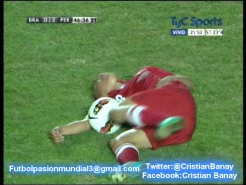 Peru 2 Brasil 0 Relato Matias Palacios) Sudamericano 2013 Los goles (18/1/2013)