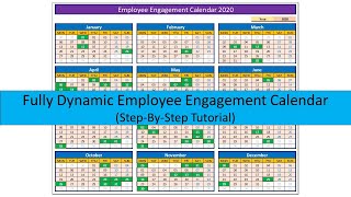 How to Make Fully Dynamic Employee Engagement Cale