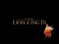 The Lion King 1½ Trailer But Pumbaa Is Fixing The Title Instead Of Timon