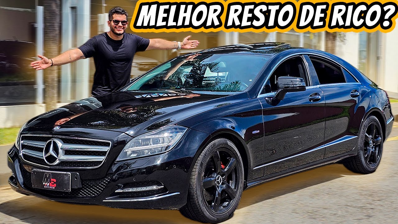 Mercedes-Benz CLS 350 2012 - Carro luxuoso de milionário mas que custa só 100 mil reais