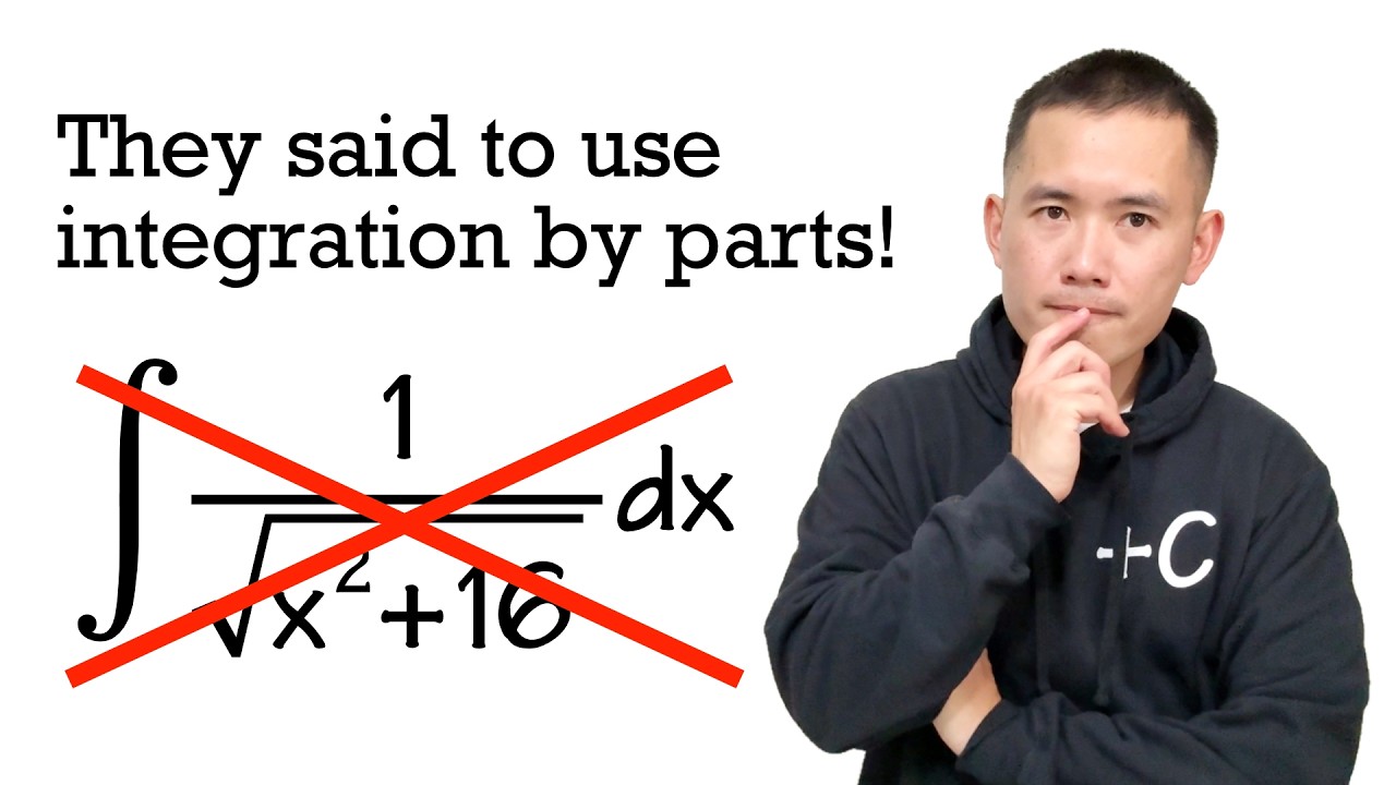 So I tried integration by parts (solved another integral instead!)