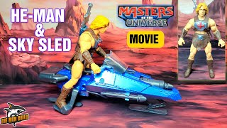 Masters Of The Universe Movie Core line HE-MAN & SKY SLED Review!