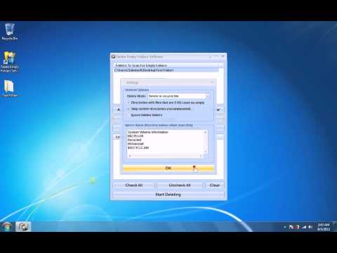Delete Empty Folders Software