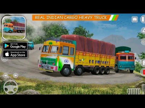 Indian Truck Offroad Cargo Sim Gameplay (Android,IOS)