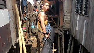 海上に住むバジャウ族の家に行ってみた【ジョーブログが消した動画】