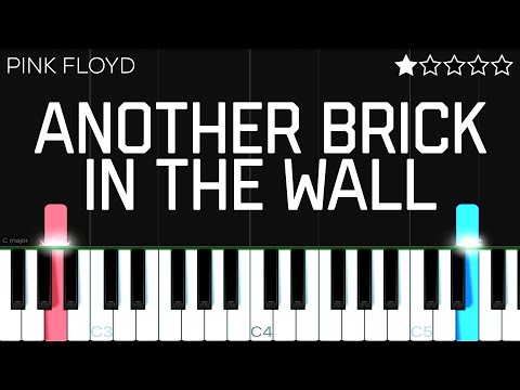 Pink Floyd - Another Brick In The Wall | EASY Piano Tutorial