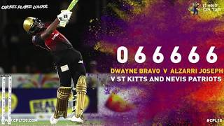 DJ Bravo hits five sixes IN A ROW! | CPL Magic Moments | CPL 2018