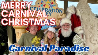 Carnival Paradise Christmas Celebration, December 2025