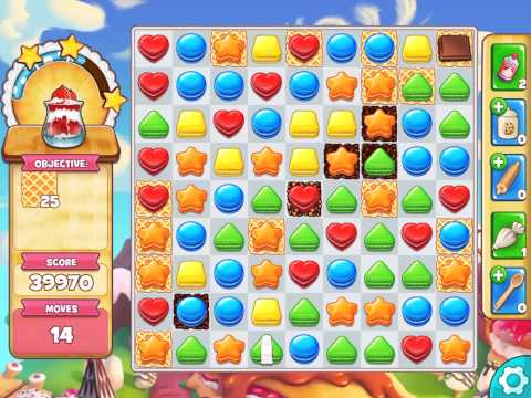 Cookie Jam level 618 - 3 stars