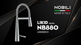 VÒI RỬA BÁT CẦN MỀM NOBILI LIKID NB880 video 2