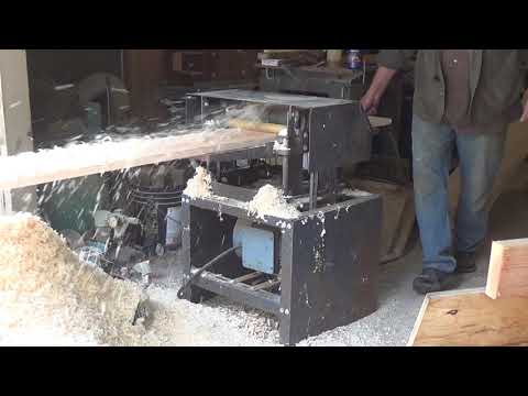 I got the old Sears (Belsaw) planer up and running.