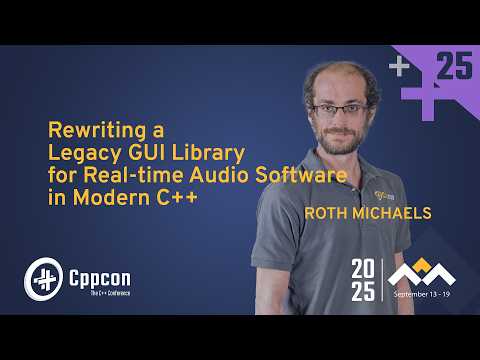 A Case-study in Rewriting a Legacy Gui Library for Real-time Audio Software in Modern C++ (Reprise)