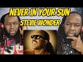 Reaction first time hearing - STEVIE WONDER - Never in your sun