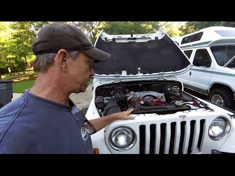 Jeep Wrangler TJ V8 conversion Ford 302 EFI