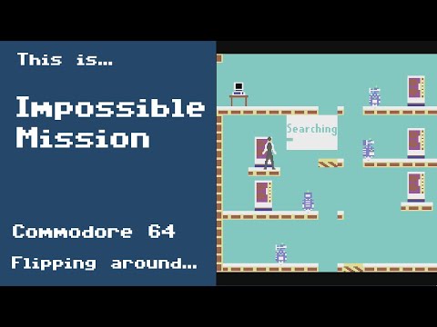 This is Impossible Mission for the Commodore 64