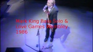 Level 42 - Bass Solo &amp; Love Games - Wembley 1986