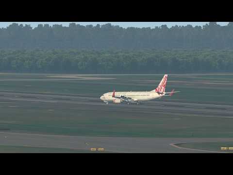 [X plane 11] VA 737 landing at Brisbane airport