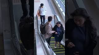 Fear of Escalators? Watch This Act of Kindness! #shorts #dzkindness