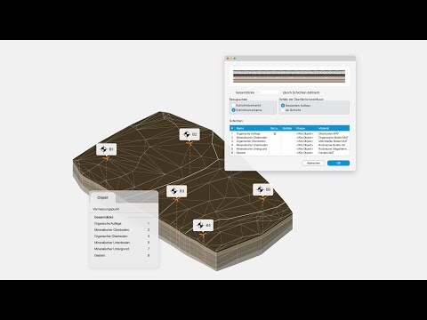 Bodenschichten im Geländemodell I Vectorworks 2022