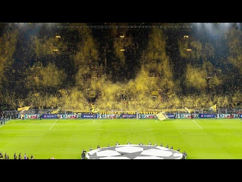 Borussia Dortmund Fans Amazing choreography show vs Barcelona UCL