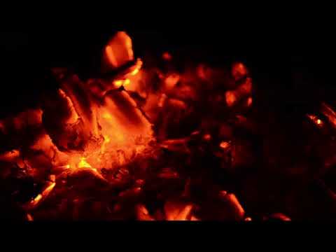 Campfire Glowing Embers - Free HD Stock Footage (No Copyright) Fireplace Fire Ember