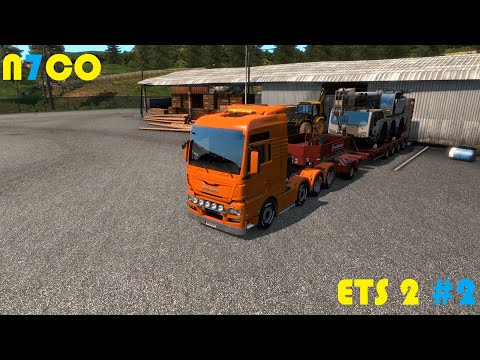 MAN TGX EURO6 - Crane - Zurich to Geneva | Euro Truck Simulator 2 #2
