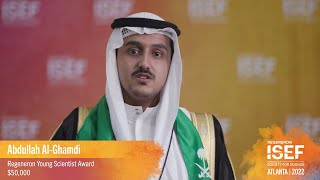 Meet Abdullah Al-Ghamdi winner of the 2022 Regener