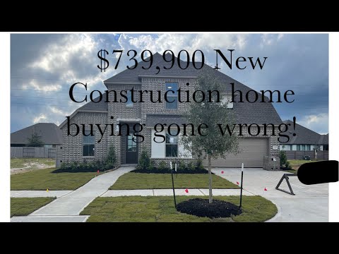 Buying a $739,000 House New Construction Gone Wrong! Custom builder