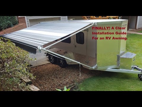 How to install an Aleko & AwnLux Awning. Similar to Dometic, CareFree, A&E, RV awnings. Installation