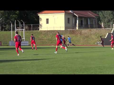 Gool na 3:1 v utkání Jiskra Domažlice -Slavoj Vyšehrad .