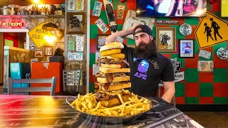 THE TOUGHEST BURGER CHALLENGE I'VE DONE IN YEARS...YOU GET A PLAQUE IF YOU WIN! | BeardMeatsFood