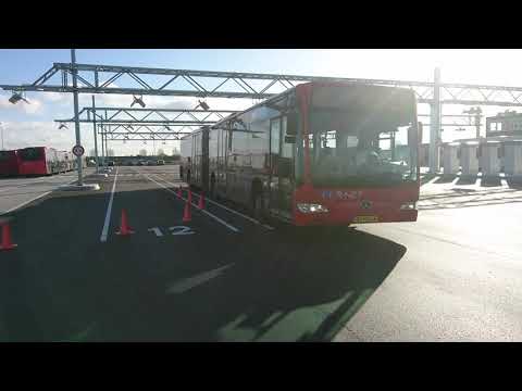 Mercedes Citaro turn right to wide