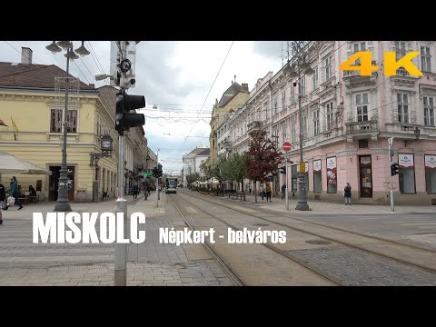 [4K] Walk in Miskolc - Népkert - belváros
