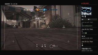 レインボーシックスシージ適当にランクマッチ