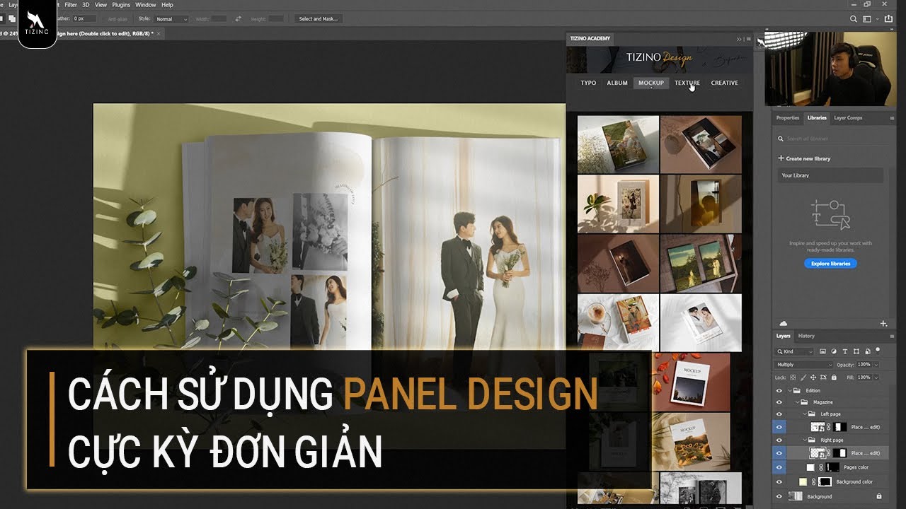 Cách Sử Dụng Panel Design Tizino Cực Kỳ Đơn Giản | Tizino Academy