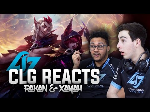 CLG REACTS | Rakan & Xayah Champion Reveal