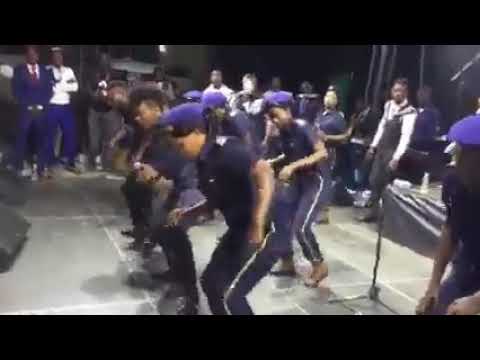 kings malembe and Christine live on stage seben ...