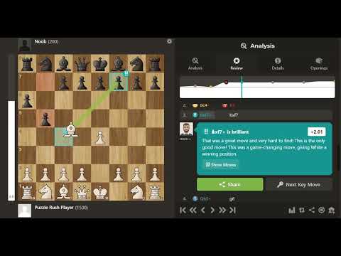 Fastest Brilliant Move? (3 Moves)
