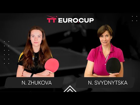 18:50 Nadiia Zhukova - Nataliia Svydnytska 02.11.2023 TT Euro.Cup Ukraine Master. TABLE 3