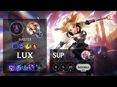 Lux Support vs Seraphine - EUW Master Patch 11.23