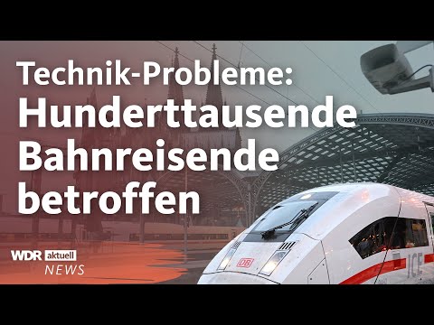 Bahn-Chaos in Köln: Deutsche Bahn muss Hauptbahnhof zweimal sperren | Aktuelle Stunde