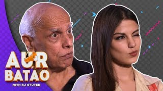 INTERVIEW || Mahesh Bhatt, Rhea Chakraborty on #MeToo, Bollywood and Jalebi || AUR BATAO video