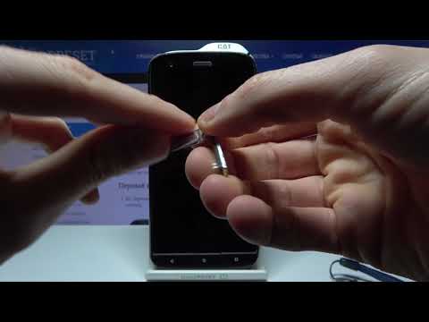 How to insert SIM card and memory card in CAT S61 / Process of connecting SIM and SD cards to CAT...