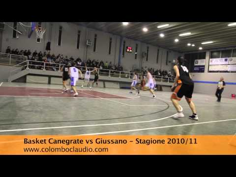 Basket Canegrate vs Giussano - Stagione 2010/11 - Canestro di Broggio
