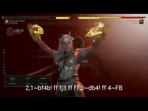 Mortal Kombat 11 Spring Cleaning Cetrion Version 1.0 BnB Kombos