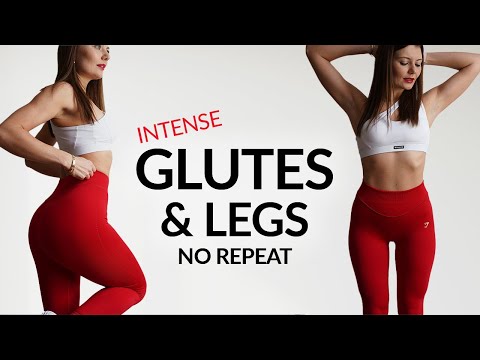 30 MIN GLUTES AND LEGS WORKOUT - No Repeat Intense Home Dumbbell Must Do Exercises thumnail