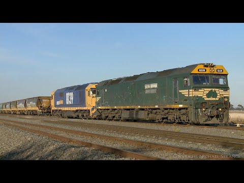 7737V Grain Train Refuels At Gheringhap (9/7/2021) - PoathTV Australian Railways