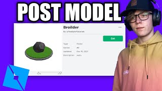 How To Publish Model! EASY 2021 - Roblox Studio in a minute