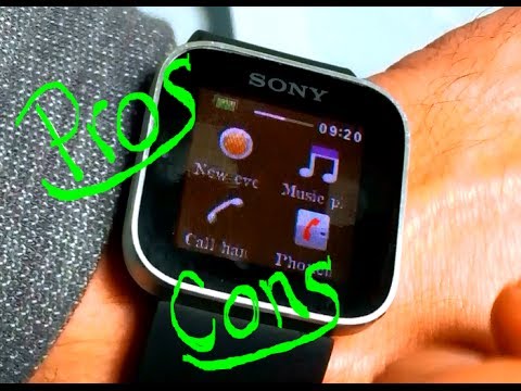 How to setup and connect Sony Smartwatch, Pros & Cons