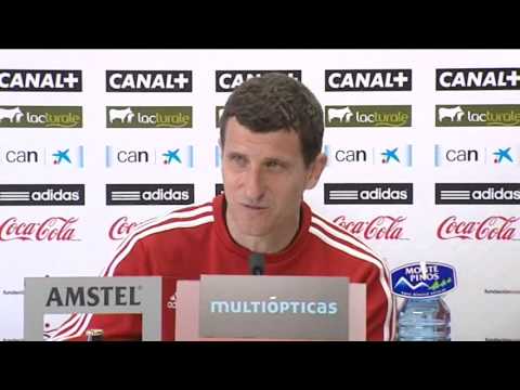 Rueda de prensa de Javi Gracia